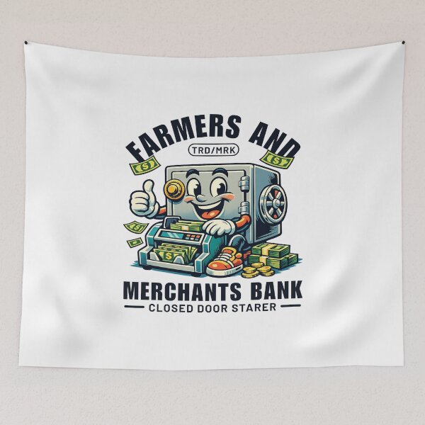 Item preview, Oklahoma : farmers and merchants bank closed door starer designed and sold by Peerless-Prime.