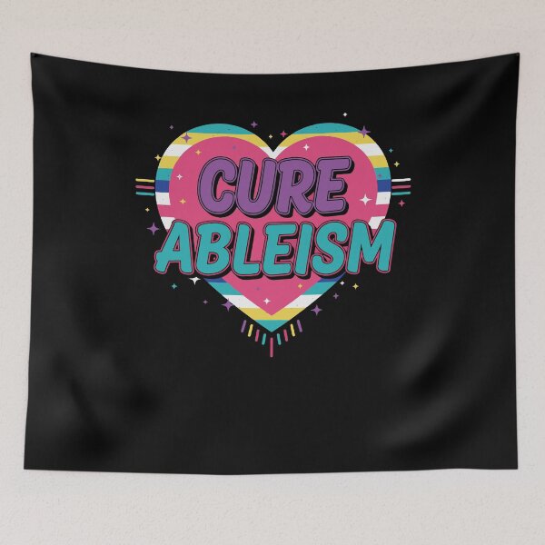 Item preview, Disability Awareness Cure Ableism Disability Pride designed and sold by LuminOrb.