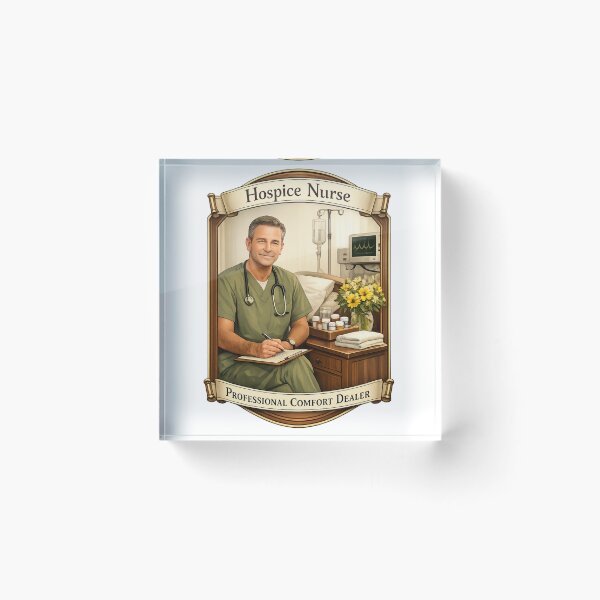 Item preview, Hospice Nurse Professional Comfort Dealer Funny Nurse Gift designed and sold by YMLux.
