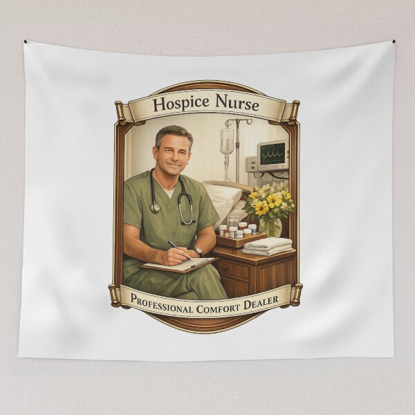 Item preview, Hospice Nurse Professional Comfort Dealer Funny Nurse Gift designed and sold by YMLux.
