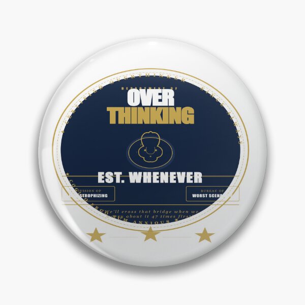 Item preview, Overthinking Co Department of Catastrophizing Funny Gift designed and sold by Mega-Shopping.