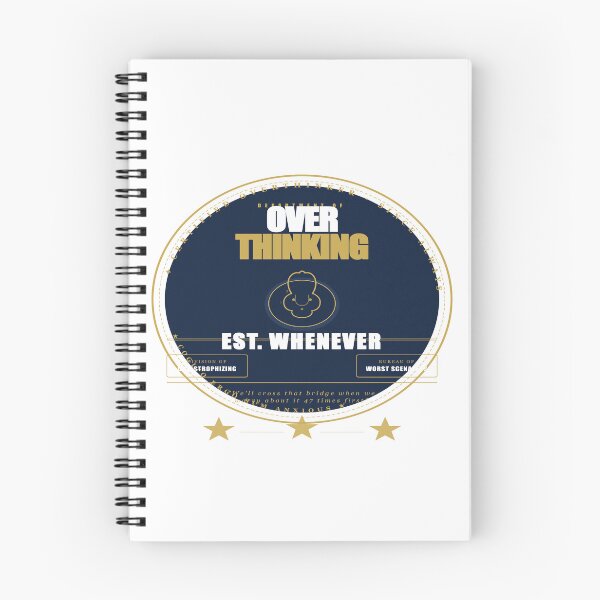 Item preview, Overthinking Co Department of Catastrophizing Funny Gift designed and sold by Mega-Shopping.