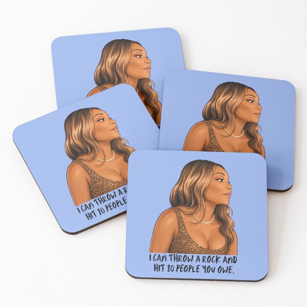 Item preview, Angela Oakley Inspired Glam Portrait Art | RHOA Style Reality TV Fan Design designed and sold by SimplyJasper.