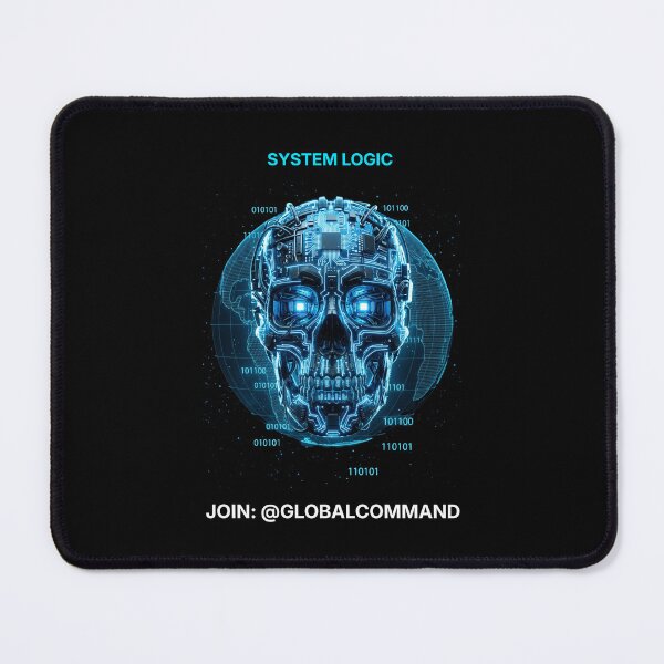 Item preview, System Logic: Universal Code Techwear Skull designed and sold by Global-Command.