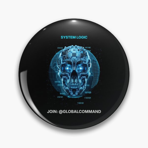 Item preview, System Logic: Universal Code Techwear Skull designed and sold by Global-Command.