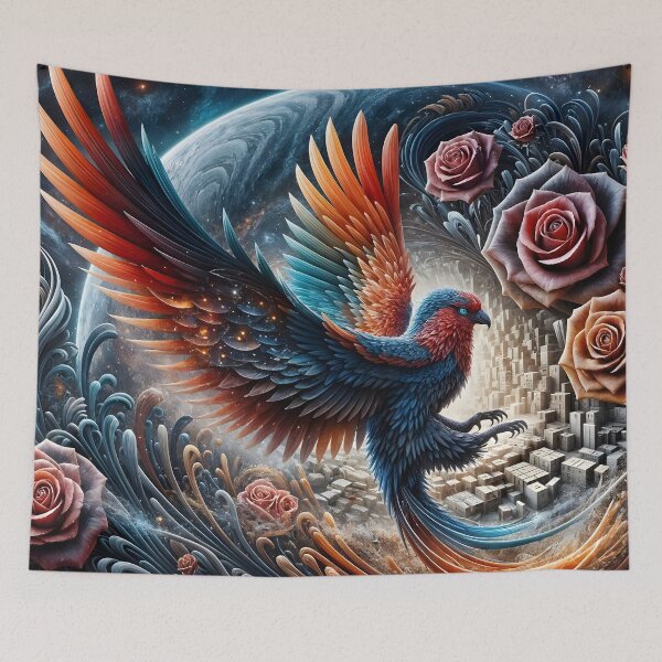 Item preview, Deep Blue Phoenix: The Aesthetics of Flight designed and sold by KunstGeist.