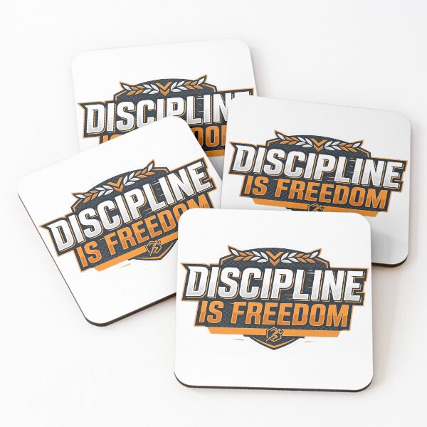 Item preview, Discipline Is Freedom Motivation T-Shirt – Strong Mindset Streetwear Design designed and sold by No Excuses .