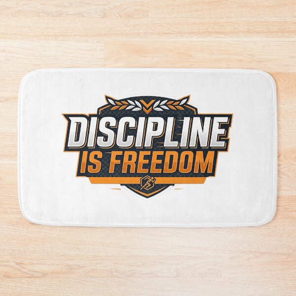 Item preview, Discipline Is Freedom Motivation T-Shirt – Strong Mindset Streetwear Design designed and sold by No Excuses .
