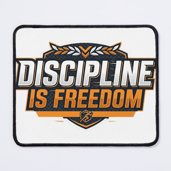 Item preview, Discipline Is Freedom Motivation T-Shirt – Strong Mindset Streetwear Design designed and sold by No Excuses .