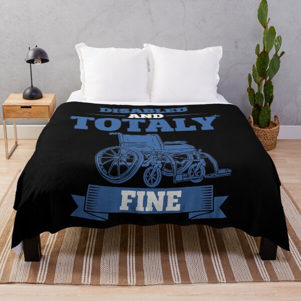 Item preview, Disability Awareness Disabled And Totaly Fine designed and sold by LuminOrb.