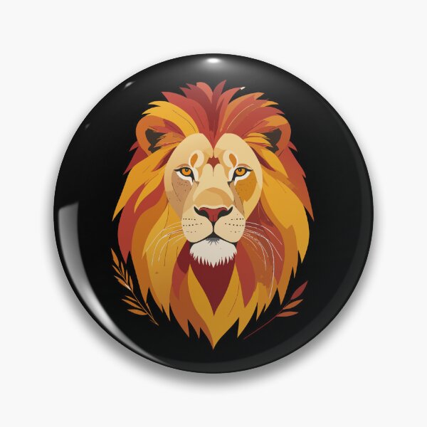 Item preview, Champion Spirit Yellow and Red Lion Art - King of the Arena Decor designed and sold by BestChoiceService.