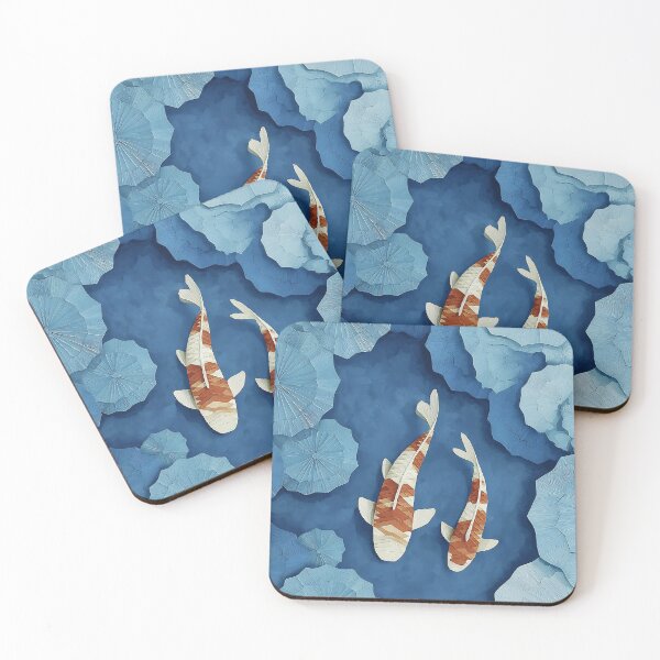 Item preview, Japandi Koi Fish  - Minimalist Japanese Zen Wall Art  designed and sold by KJNihonDesigner.