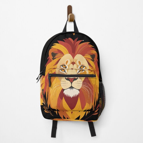 Item preview, Champion Spirit Yellow and Red Lion Art - King of the Arena Decor designed and sold by BestChoiceService.