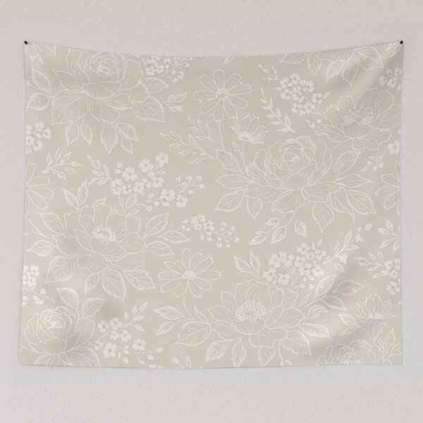 Item preview, Quiet Luxury Floral Wallpaper designed and sold by Ve & Co.
