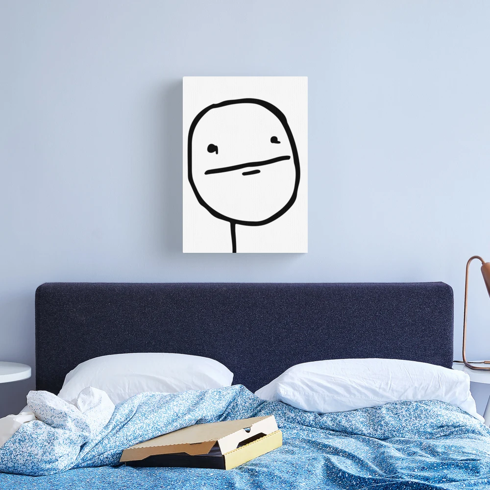 Troll Face Le Me Poker Face with stoic face and no smile not amused  internet memes reaction face HD HIGH QUALITY Mounted Print for Sale by  iresist