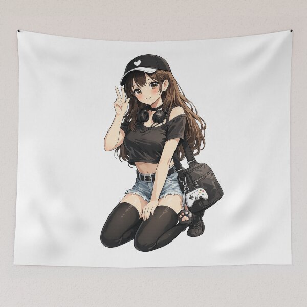 Item preview, Gamer Anime Girl | Cute Kawaii designed and sold by YamiSociety.