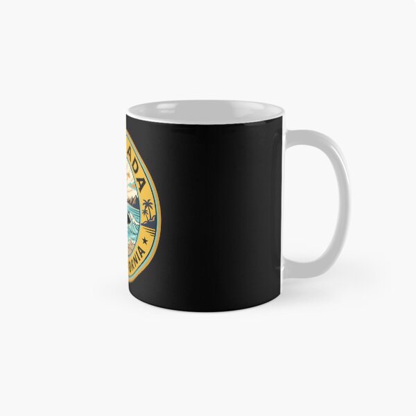 Item preview, Ensenada Surf Sunset Coastal Badge designed and sold by Digital Art Works  Hub.