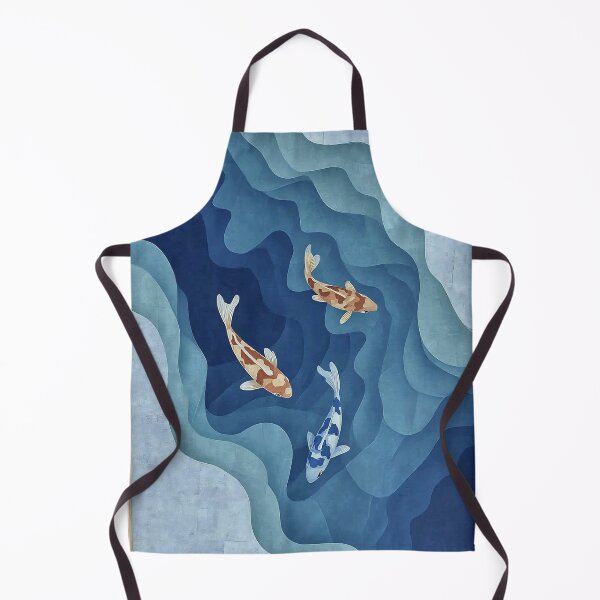 Item preview, Japandi Koi Fish - Minimalist Japanese Zen Wall Art designed and sold by KJNihonDesigner.