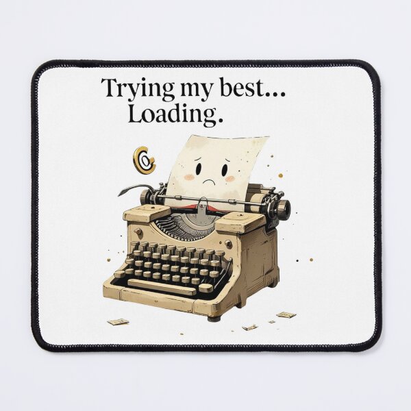 Item preview, Trying My Best Loading ADHD Office Humor designed and sold by AQUILAKREO.