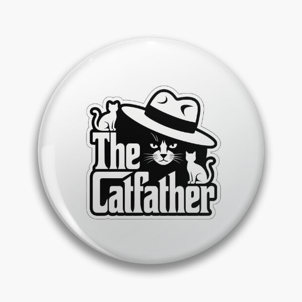 Item preview, The Catfather Minimalist Silhouette designed and sold by NiftyWrx.