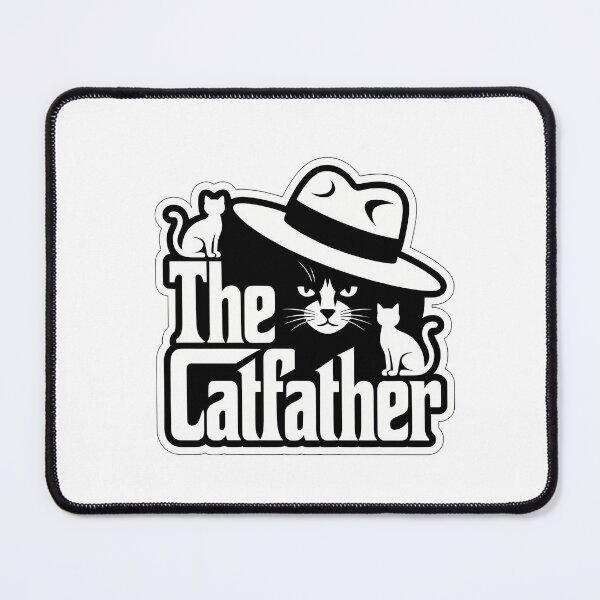 Item preview, The Catfather Minimalist Silhouette designed and sold by NiftyWrx.