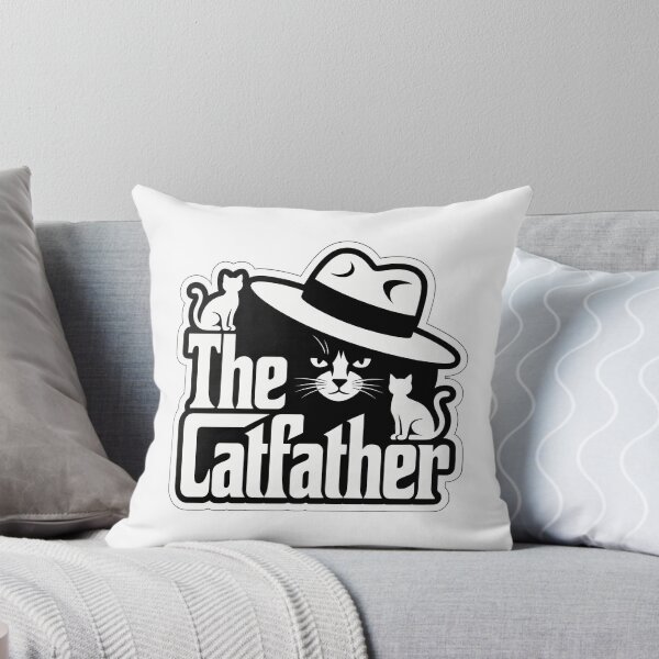 Item preview, The Catfather Minimalist Silhouette designed and sold by NiftyWrx.