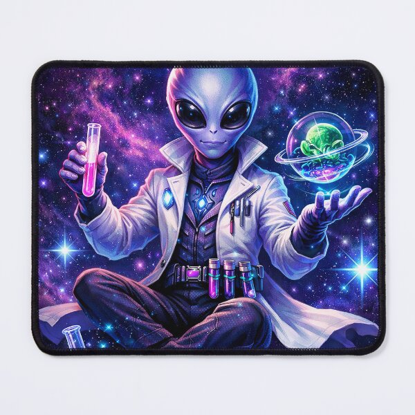 Item preview, Cool Sci-Fi Alien Lab Scientist Beyond Limits Retro Galaxy Design | Futuristic Space Science Research Gift for National Medical Laboratory Professionals Week designed and sold by ClinicalHubs.