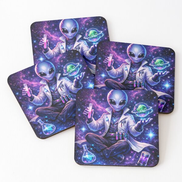 Item preview, Cool Sci-Fi Alien Lab Scientist Beyond Limits Retro Galaxy Design | Futuristic Space Science Research Gift for National Medical Laboratory Professionals Week designed and sold by ClinicalHubs.