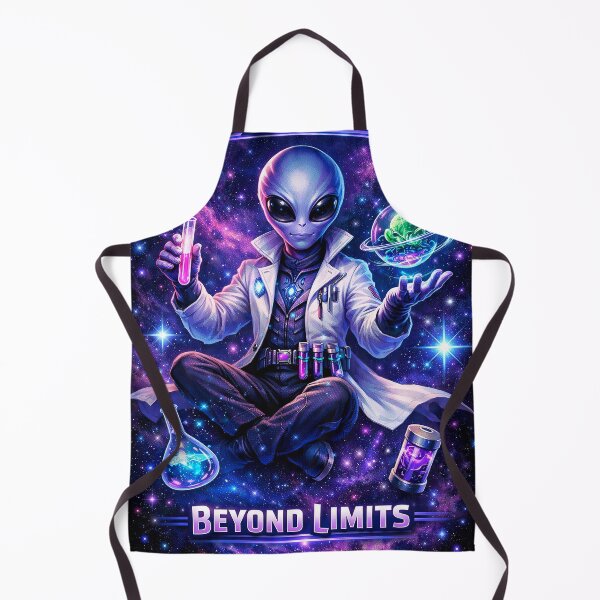 Item preview, Cool Sci-Fi Alien Lab Scientist Beyond Limits Retro Galaxy Design | Futuristic Space Science Research Gift for National Medical Laboratory Professionals Week designed and sold by ClinicalHubs.