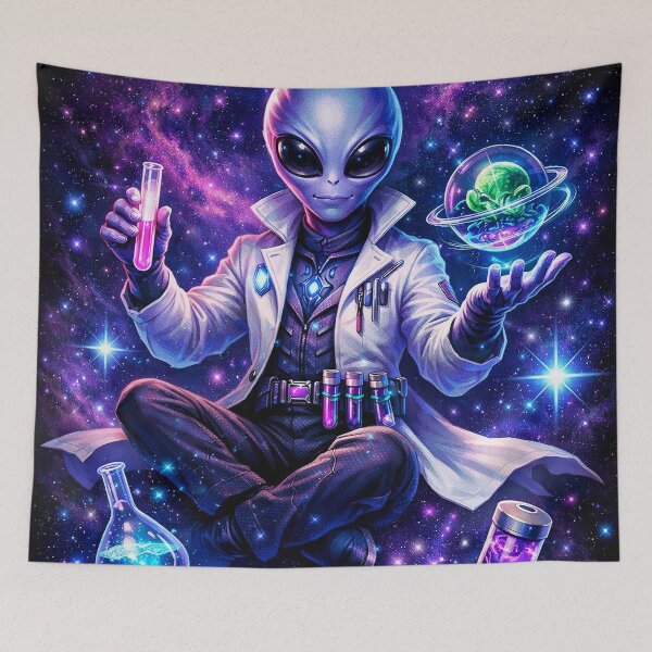 Item preview, Cool Sci-Fi Alien Lab Scientist Beyond Limits Retro Galaxy Design | Futuristic Space Science Research Gift for National Medical Laboratory Professionals Week designed and sold by ClinicalHubs.