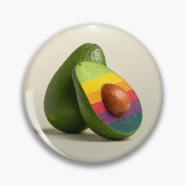 Item preview, Colorful Rainbow Avocado Art – Cute Creative Food Illustration designed and sold by WordPlayStudio.