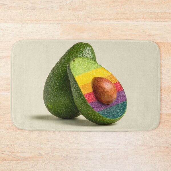 Item preview, Colorful Rainbow Avocado Art – Cute Creative Food Illustration designed and sold by WordPlayStudio.