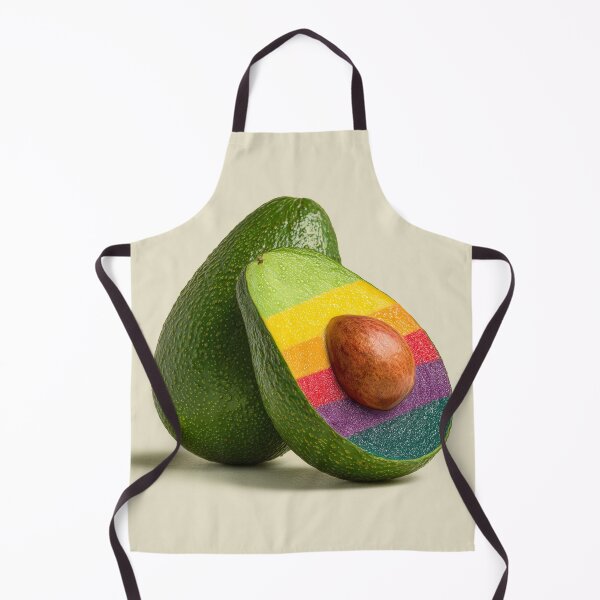Item preview, Colorful Rainbow Avocado Art – Cute Creative Food Illustration designed and sold by WordPlayStudio.