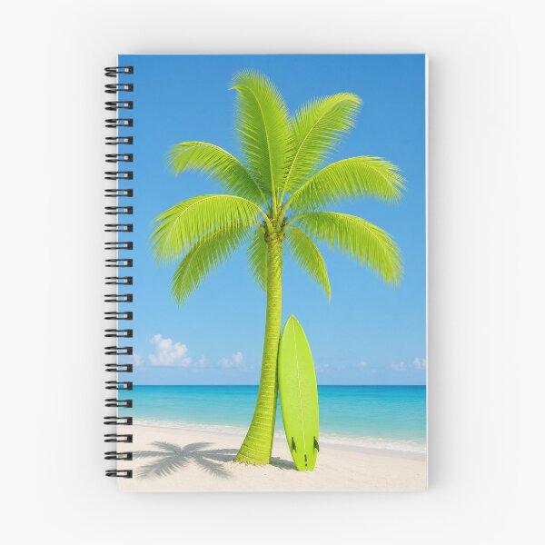 Item preview, Lime Green Palm Tree Beach Surf Art designed and sold by TheSlowShore.