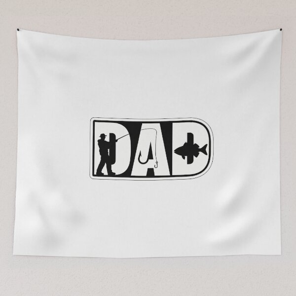 Item preview, Fishing Dad Letter Art designed and sold by NiftyWrx.