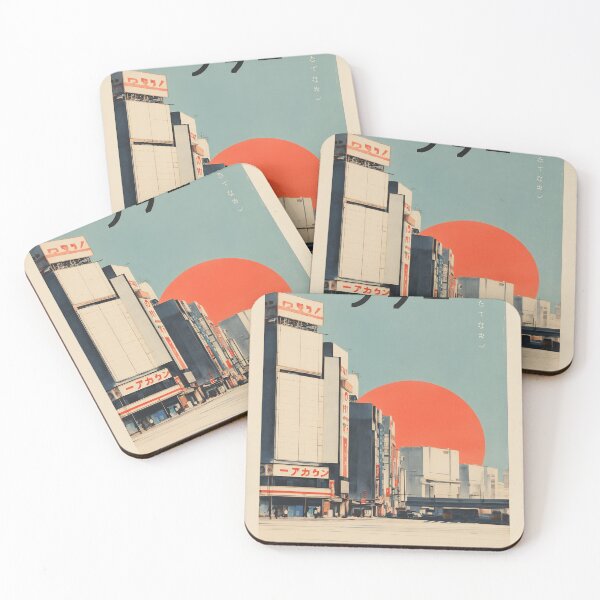 Item preview,  Tokyo Buildings - Minimalist Japandi Zen Wall Art  designed and sold by KJNihonDesigner.