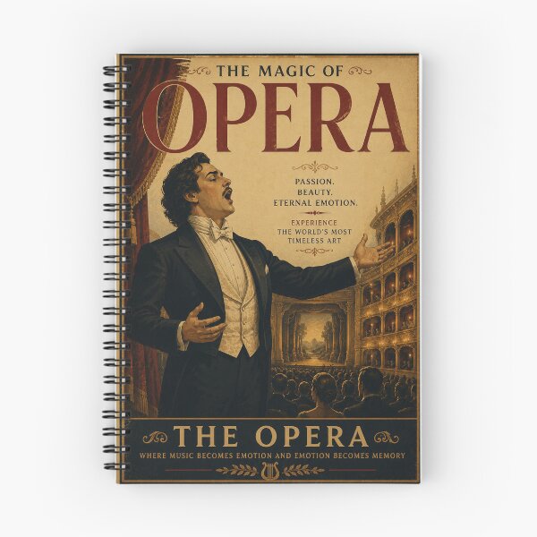 Item preview, The Magic of Opera: Timeless Grandeur Vintage Poster Art designed and sold by Clavivs.