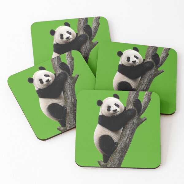 Item preview, Cute Panda Climbing Tree 5D Art – Ultra Realistic Wildlife Design | Adorable Nature Aesthetic designed and sold by Imagetore.