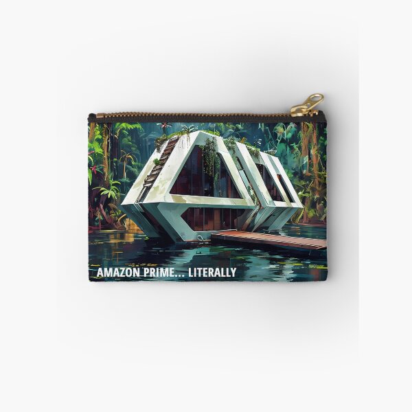 Item preview, AMAZON PRIME LITERALLY - Futuristic Jungle Villa Sketch designed and sold by Modern Nest Art.