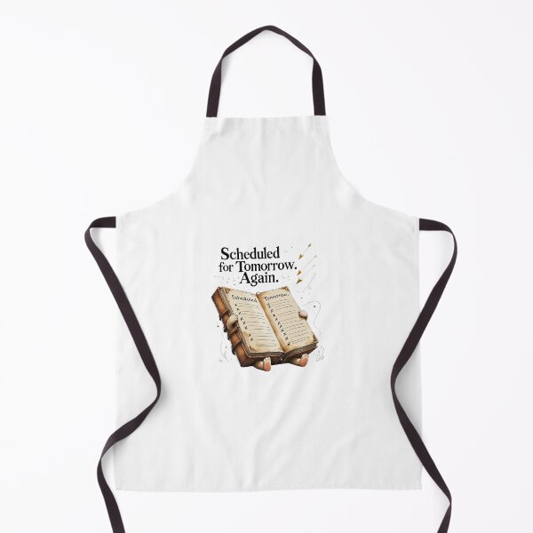 Item preview, Scheduled For Tomorrow Again ADHD Procrastination Humor designed and sold by AQUILAKREO.