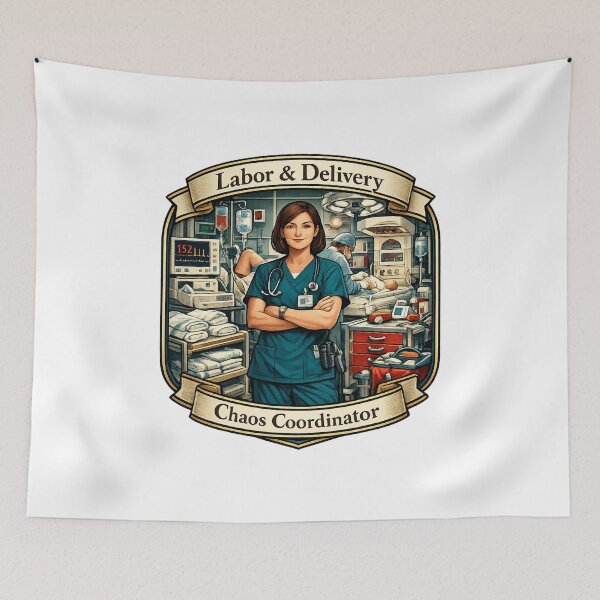 Item preview, Labor and Delivery Chaos Coordinator Funny Nurse Gift designed and sold by YMLux.