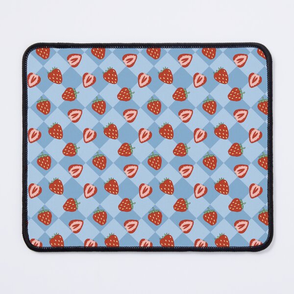 Item preview, Berry Kawaii Strawberry With Blue Background designed and sold by GinandFizzy.
