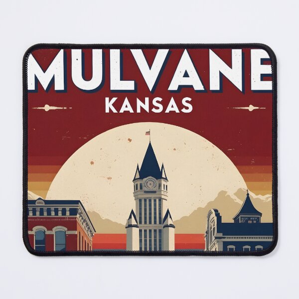 Item preview, Mulvane Kansas 1950s USA Vintage Travel Tourism designed and sold by TravelersGems.