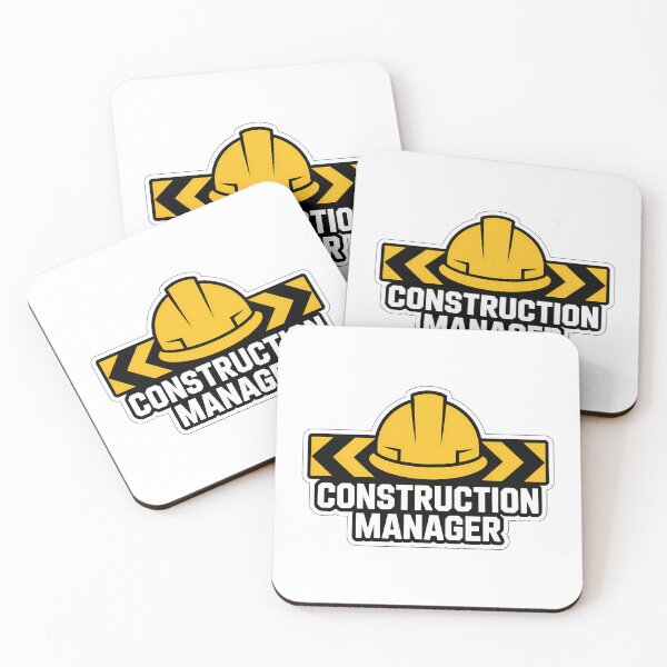 Item preview, Construction Manager Minimalist Badge designed and sold by NiftyWrx.
