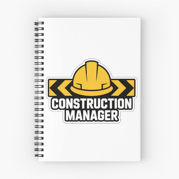 Item preview, Construction Manager Minimalist Badge designed and sold by NiftyWrx.
