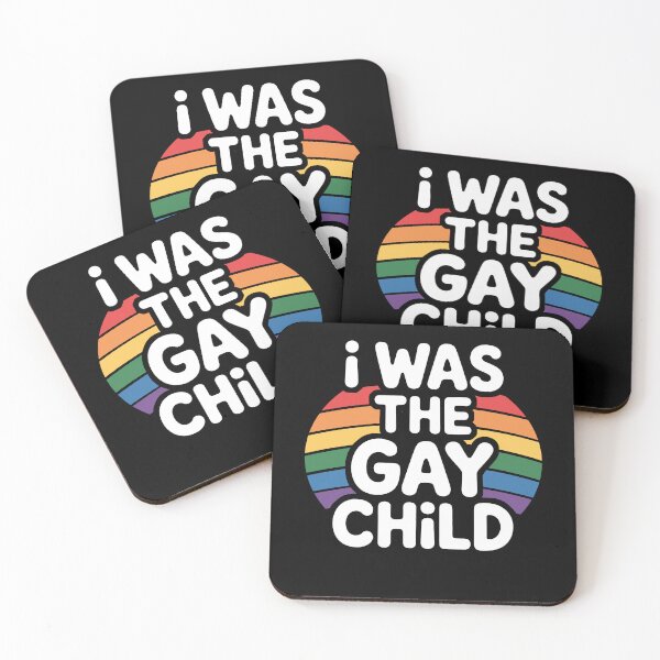 Item preview, I Was The Gay Child Funny Retro Gay Pride Quote designed and sold by Say It With Ink.