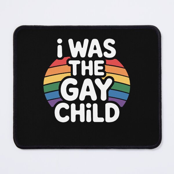 Item preview, I Was The Gay Child Funny Retro Gay Pride Quote designed and sold by Say It With Ink.