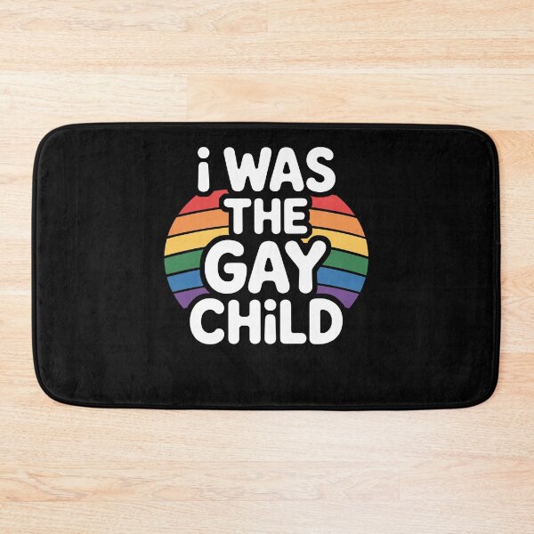Item preview, I Was The Gay Child Funny Retro Gay Pride Quote designed and sold by Say It With Ink.