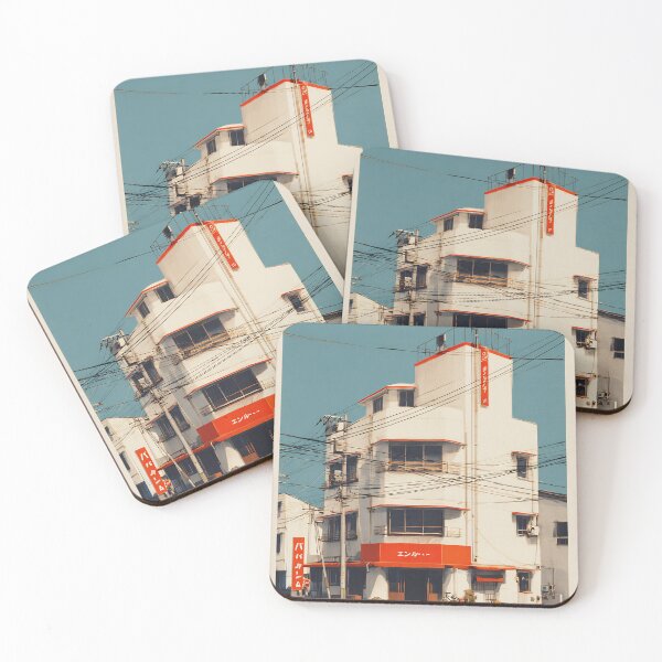 Item preview, Tokyo Buildings - Minimalist Japandi Zen Wall Art  designed and sold by KJNihonDesigner.