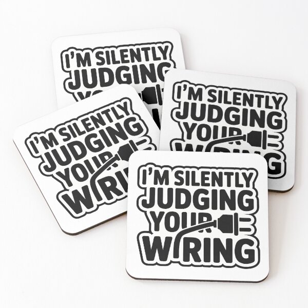 Item preview, I'M SILENTLY JUDGING YOUR WIRING designed and sold by NiftyWrx.